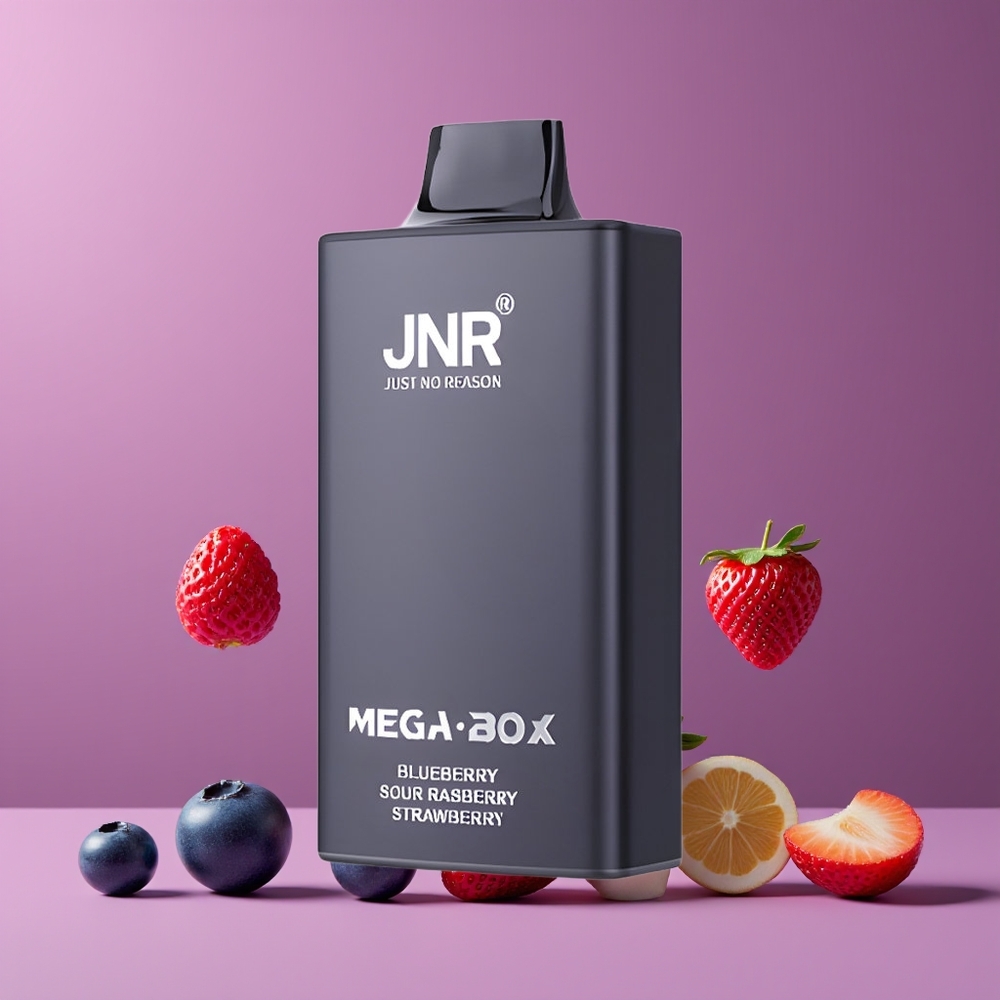 JNR Mega Box 25000 Puffs Kettős Mesh Nagykereskedés Magyarország Áfonya Savanyú Málna Eper