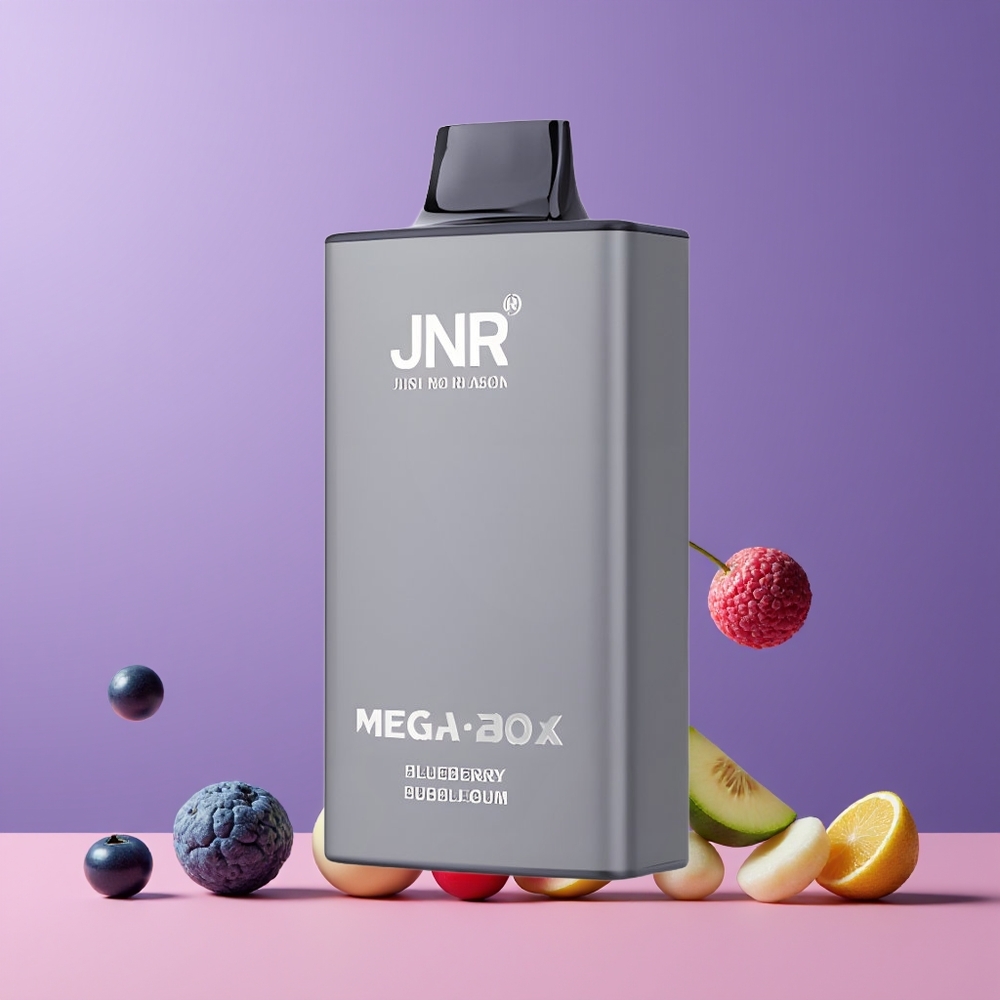 JNR Mega Box 25000 Puffs Nagykereskedés Magyarország 850mAh Kétmeszes Kékáfonya Rágógumi