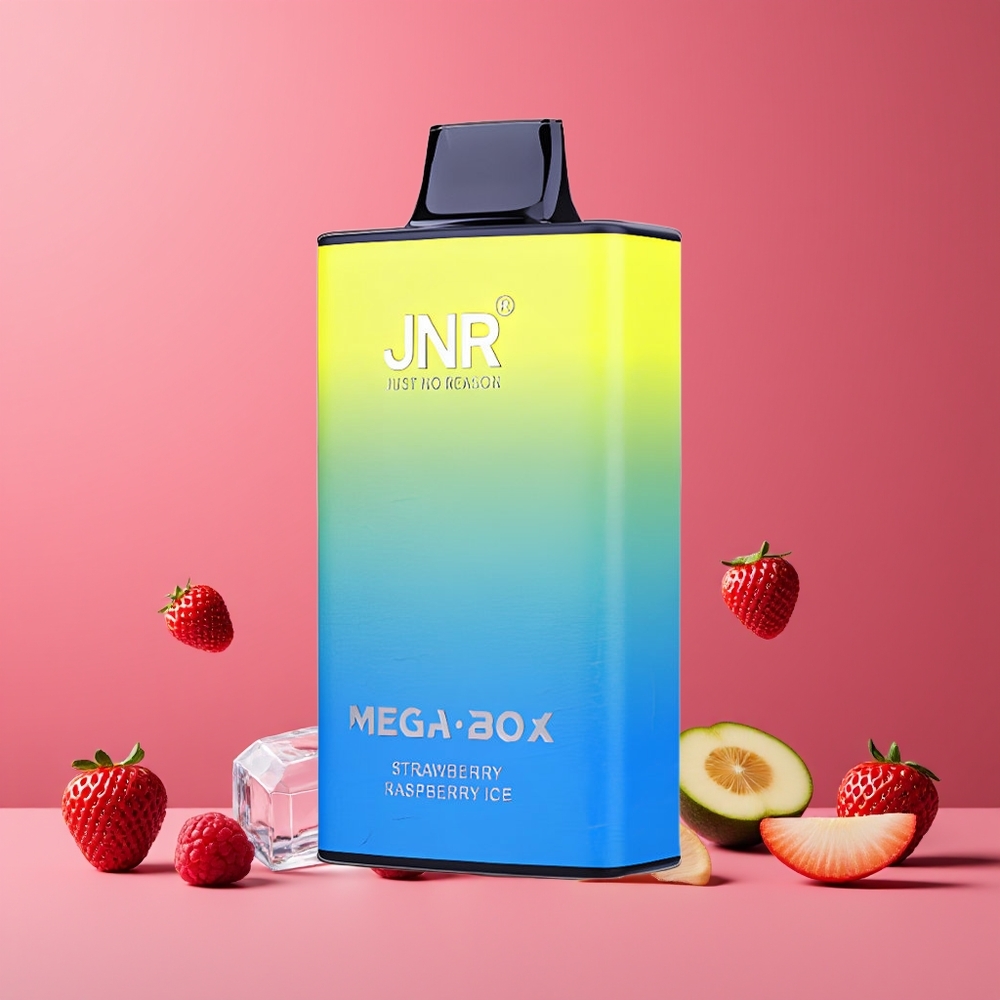 JNR Mega Box 25000 Puffs Nagykereskedés Magyarország Dupla Mag Kettős Mag Eper Málna Jég