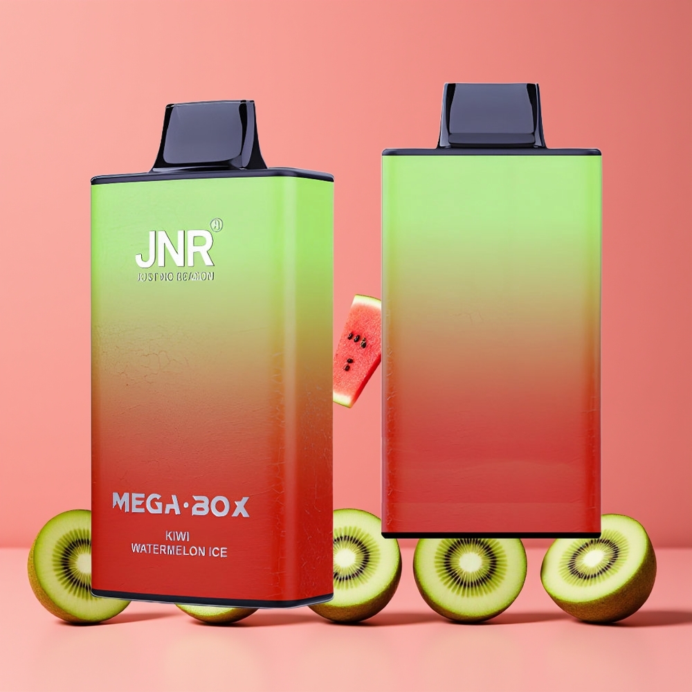 JNR Mega Box 25000 Puffs Nagykereskedés Magyarország Dupla Mesh Kiwi Görögdinnye Jég