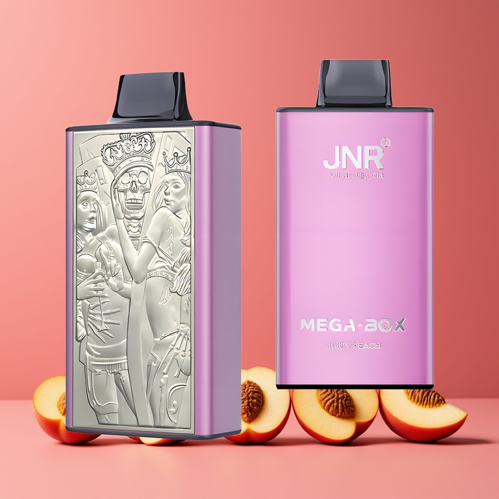 JNR Mega Box 25000 Puffs Type-C Gyors töltésű Ízletes Barack Nagykereskedés Magyarország