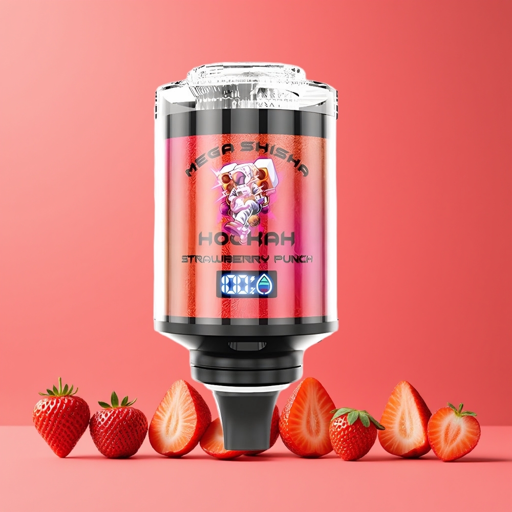 JNR Mega Shisha Hookah 100K 2200mAh Nagykereskedés Magyarország Eper Ütés