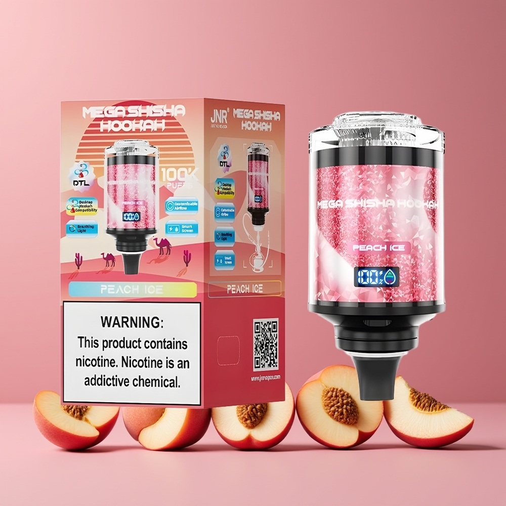 JNR Mega Shisha Hookah 100K Nagykereskedés Magyarország 100000 puffs Barackjég