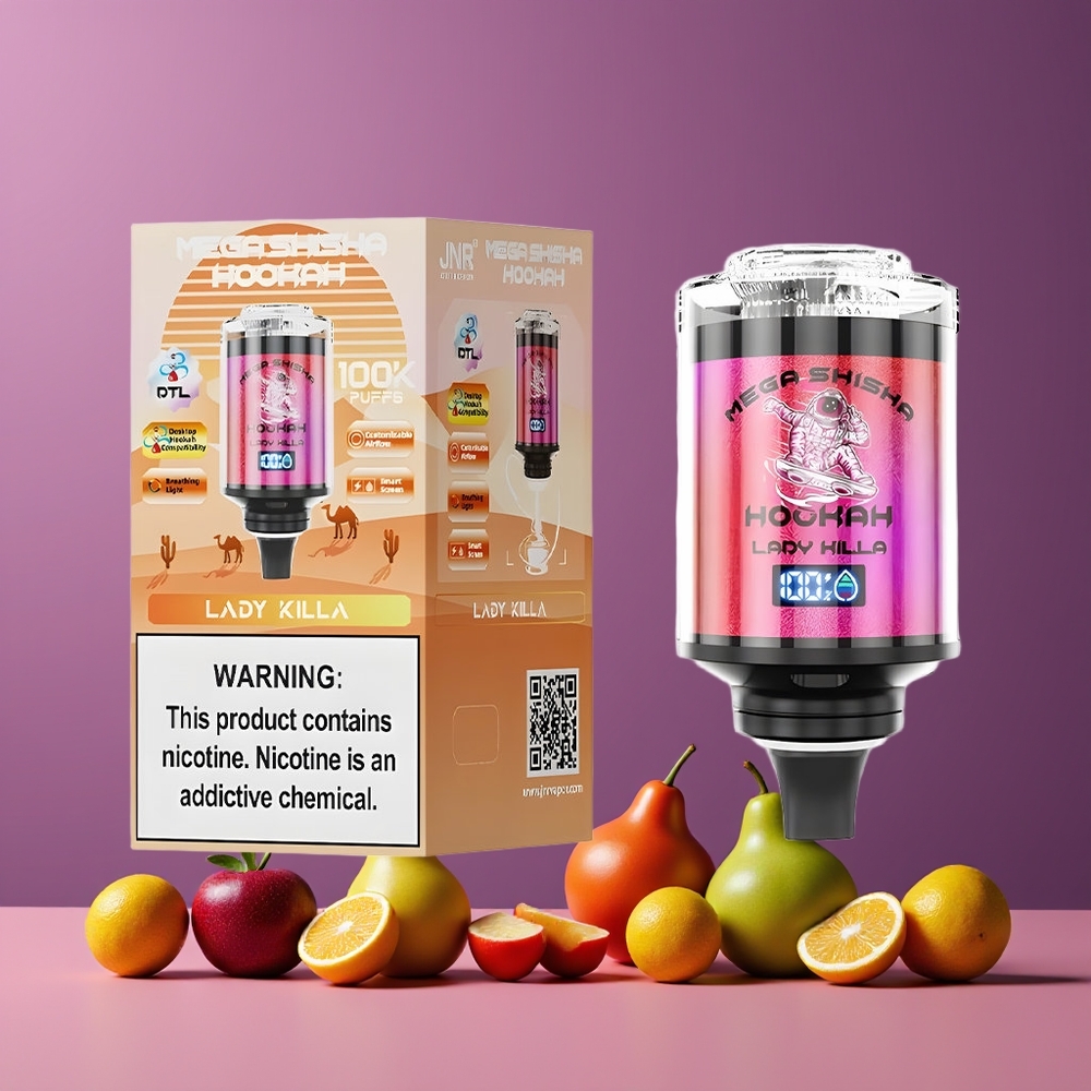 JNR Mega Shisha Hookah 100K Nagykereskedés Magyarország Okos Képernyő