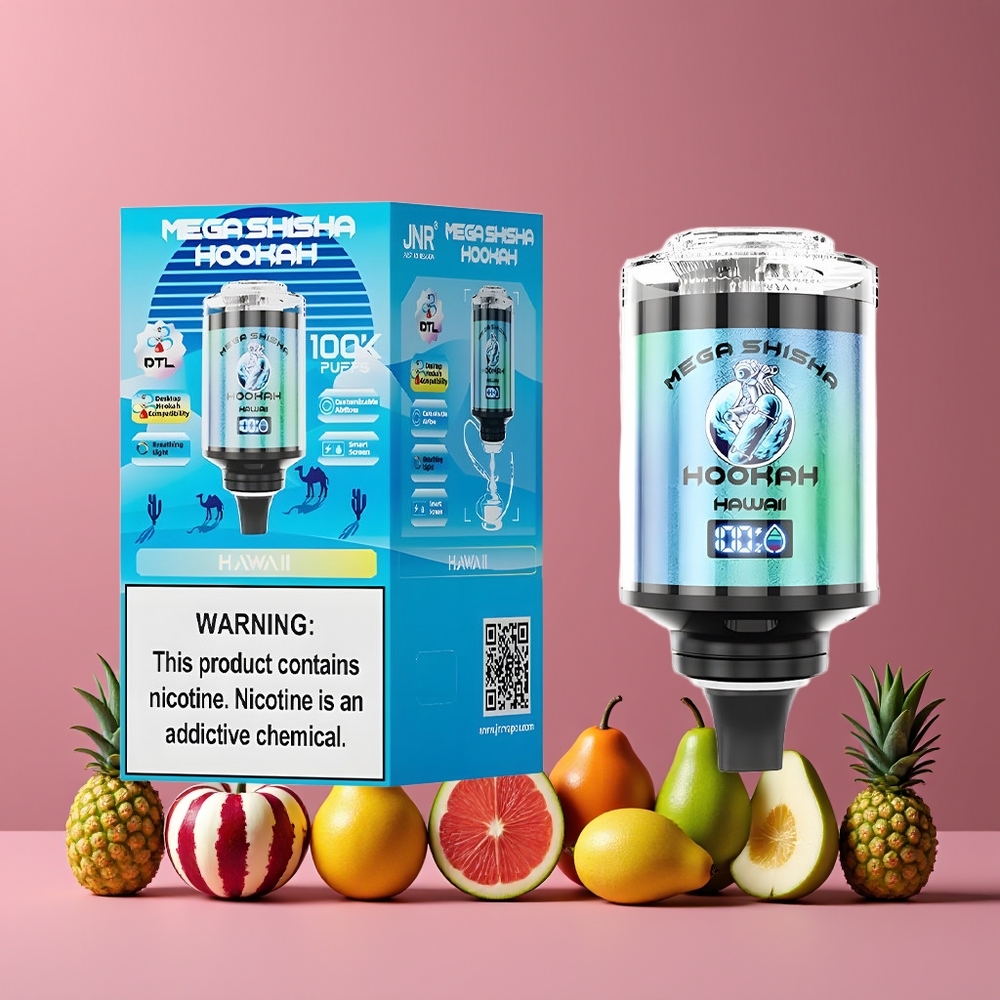 JNR Mega Shisha Hookah 100K Nagykereskedés Magyarország Okos Képernyő Hawaii