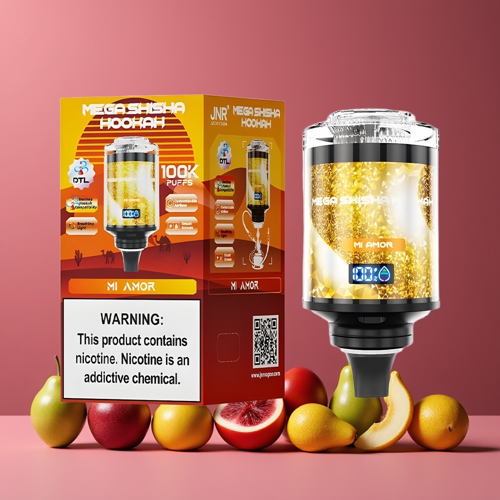 JNR Mega Shisha Hookah 100K Nagykereskedés Magyarország Okos Képernyő Mi Amor