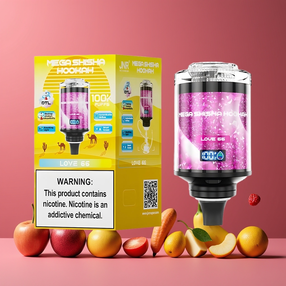 JNR Mega Shisha Hookah 66 Nagykereskedés Magyarország 100K Puff Interactive Smart Screen
