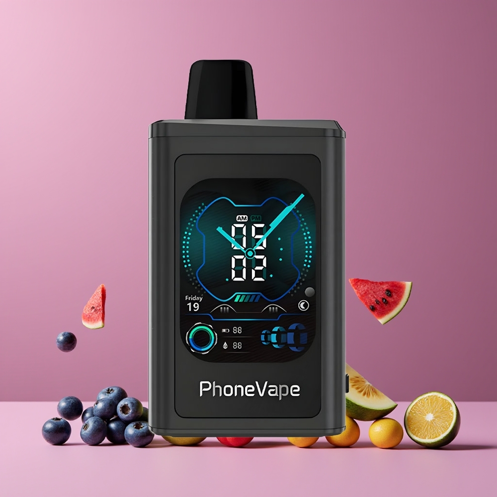 JNR PhoneVape 30000 puffs App Controlled Nagykereskedés Magyarország Áfonya Görögdinnye