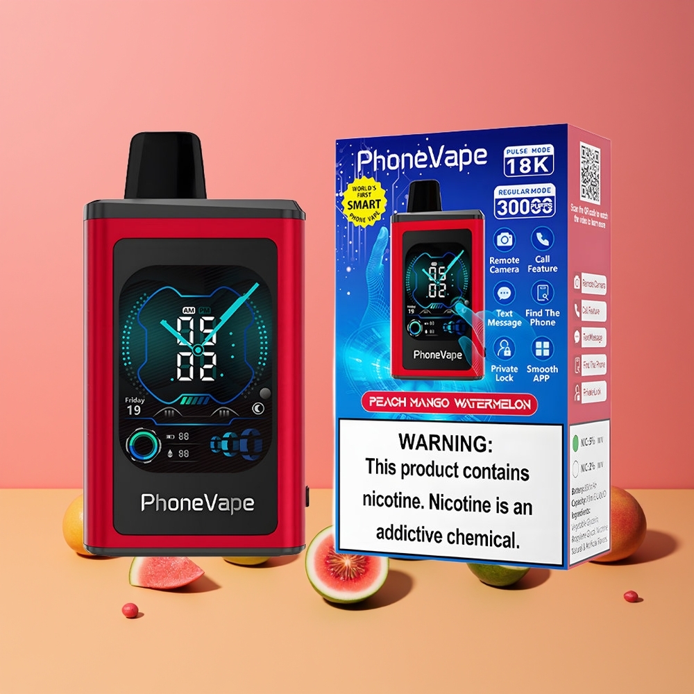 JNR PhoneVape 30000 puffs Töltőképes Nagykereskedés Magyarország Barack Mango Görögdinnye