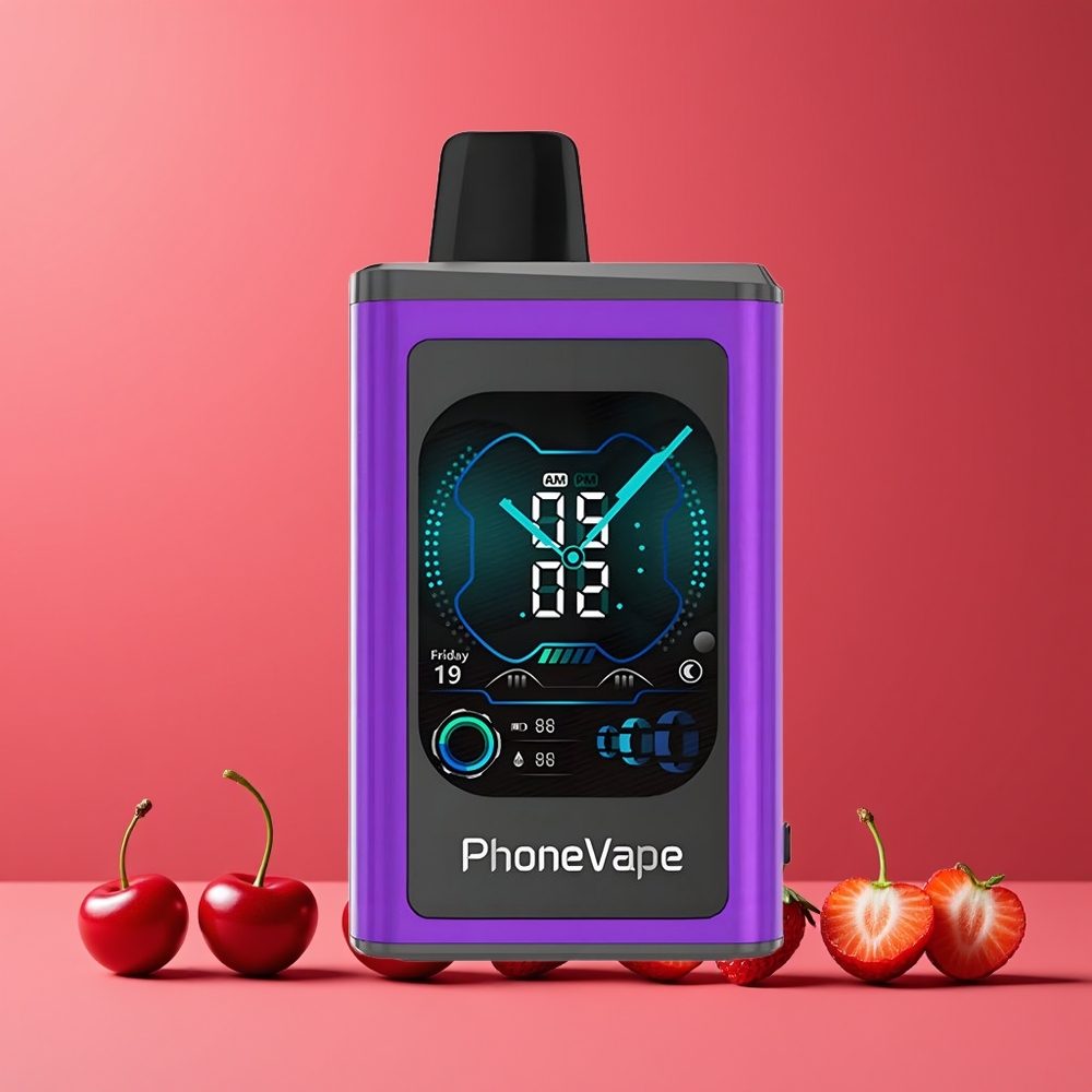 JNR PhoneVape 30000 puffs Turbo Nagykereskedés Magyarország Cseresznye Eper Málna