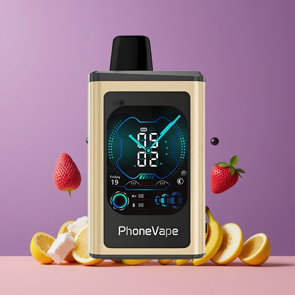 JNR PhoneVape 30000 szívás App Controlled Disposable Vape Banán Jég Nagykereskedés Magyarország