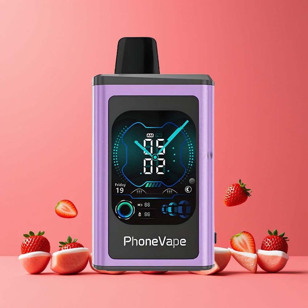 JNR PhoneVape 30000 szívás Nagykereskedés Magyarország App Controlled Eperjég Disposable Vape