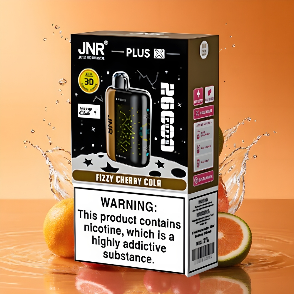 JNR Plus-X 26000 Puffs 3D Íves Képernyős Fizzy Cseresznyes Kóla Nagykereskedés Magyarország