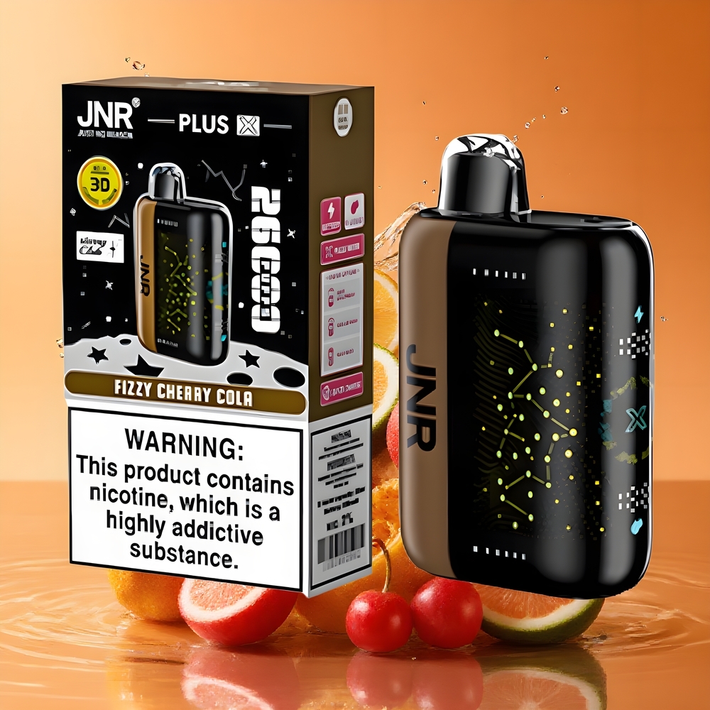 JNR Plus-X 26000 Puffs 3D Íves Képernyős Fizzy Cseresznyes Kóla Nagykereskedés Magyarország