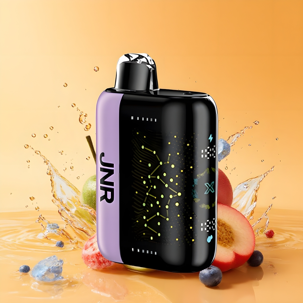 JNR Plus-X 26000 Puffs 850 mAh Nagykereskedés Magyarország Őszibarack Áfonya Cukorka