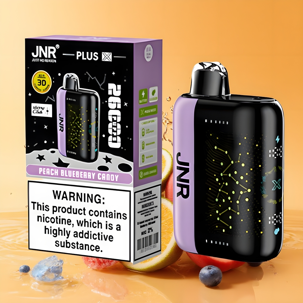 JNR Plus-X 26000 Puffs 850 mAh Nagykereskedés Magyarország Őszibarack Áfonya Cukorka