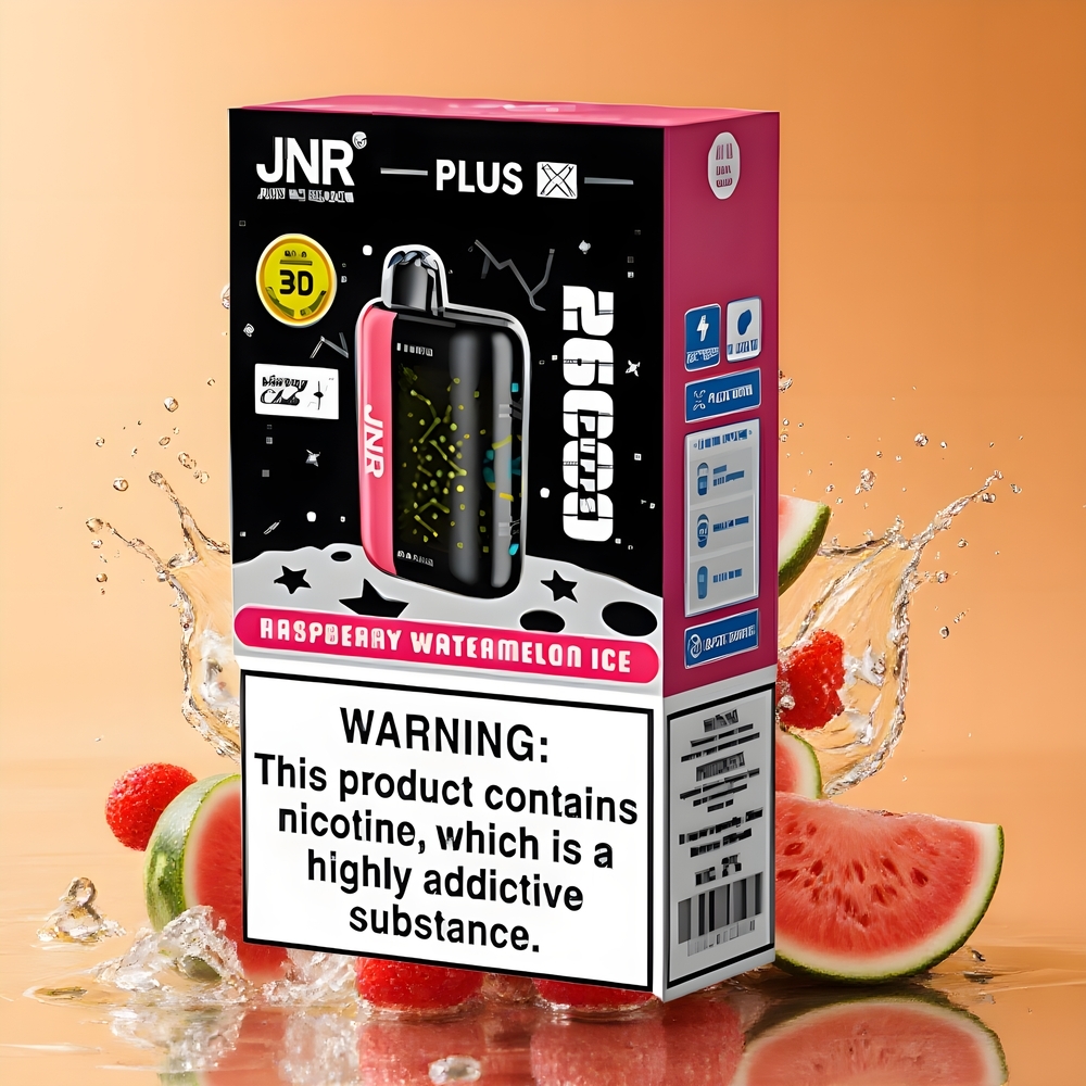 JNR Plus-X 26000 Puffs 850 mAh Type-C Gyorsfeltöltés Málna Görögdinnye Jég Nagykereskedés Magyarország
