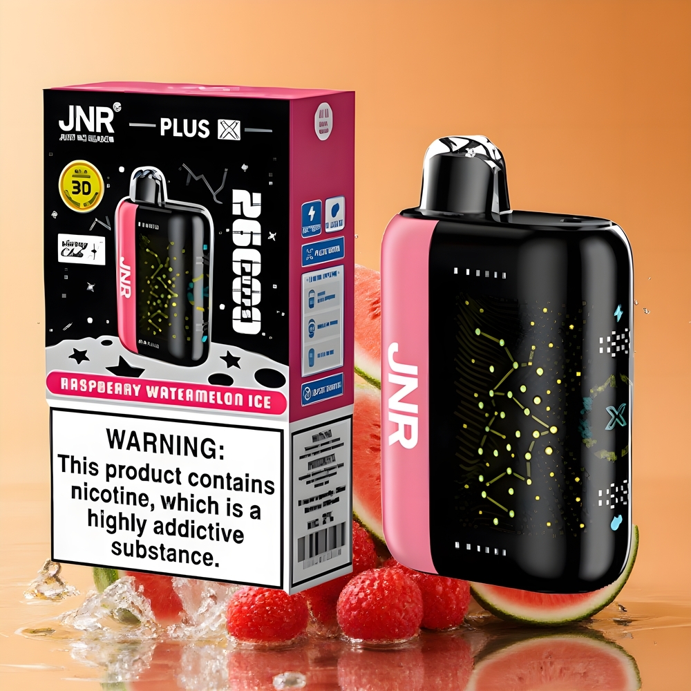 JNR Plus-X 26000 Puffs 850 mAh Type-C Gyorsfeltöltés Málna Görögdinnye Jég Nagykereskedés Magyarország