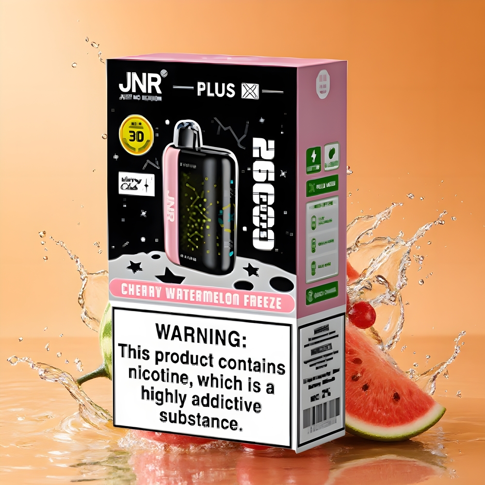 JNR Plus-X 26000 Puffs Nagykereskedés Magyarország 850 mAh Type-C Quick Charge Meggy-Görögdinnye Fagy