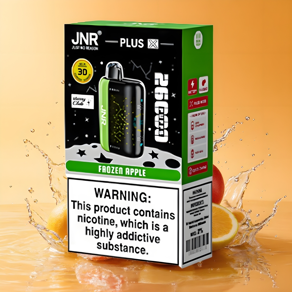 JNR Plus X 26000 Puffs Nagykereskedés Magyarország Fagyott Alma Dual Mesh Coil