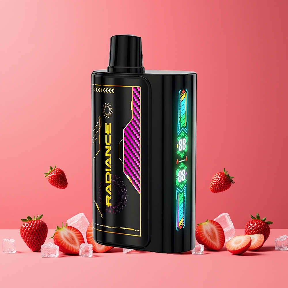 JNR Radiance 31000 Puffs Dual Mesh Coil Eldobható Epe Strawberry Jég Nagykereskedés Magyarország