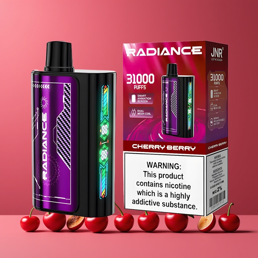 JNR Radiance 31000 Puffs Dual Mesh Coil Eldobható Vape Cseresznye-Áfonya Nagykereskedés Magyarország