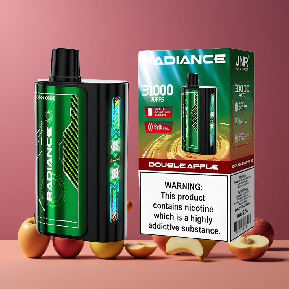 JNR Radiance 31000 Puffs Kettős Alma Nagykereskedés Magyarország Dual Mesh Coil