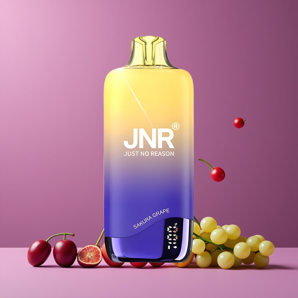 JNR Rainbow 10500 Puffs Elszívható Vape Cseresznye Szőlő Nagykereskedés Magyarország 18ml E-liquid Tank