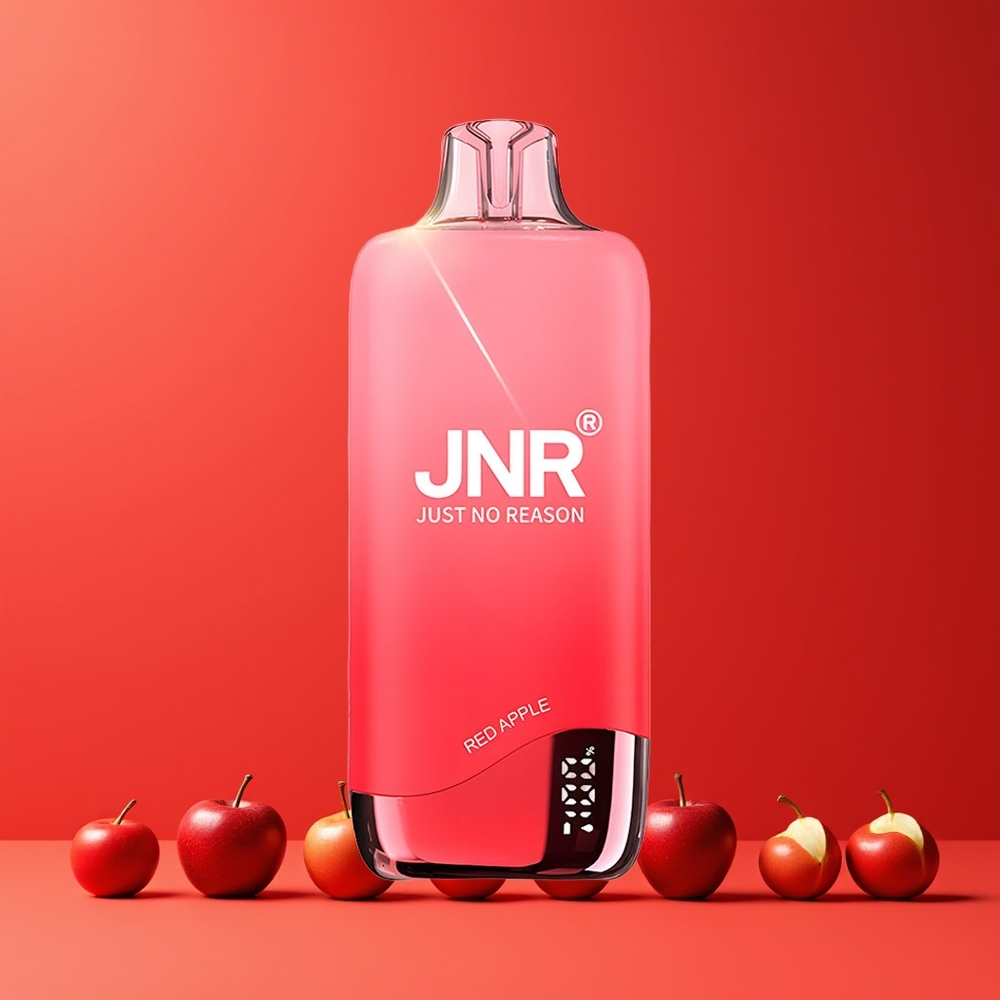 JNR Rainbow 10500 Puffs Nagykereskedés Magyarország 18ml e-Liquid Vörös Alma