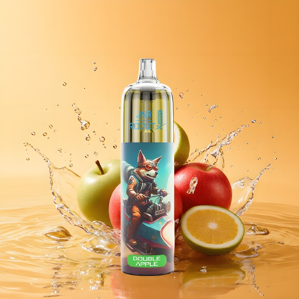 JNR Rocket-X 12400 Puffs Eldobható Vape Kettős Alma Nagykereskedés Magyarország 25ml e-Liquid Kapacitás