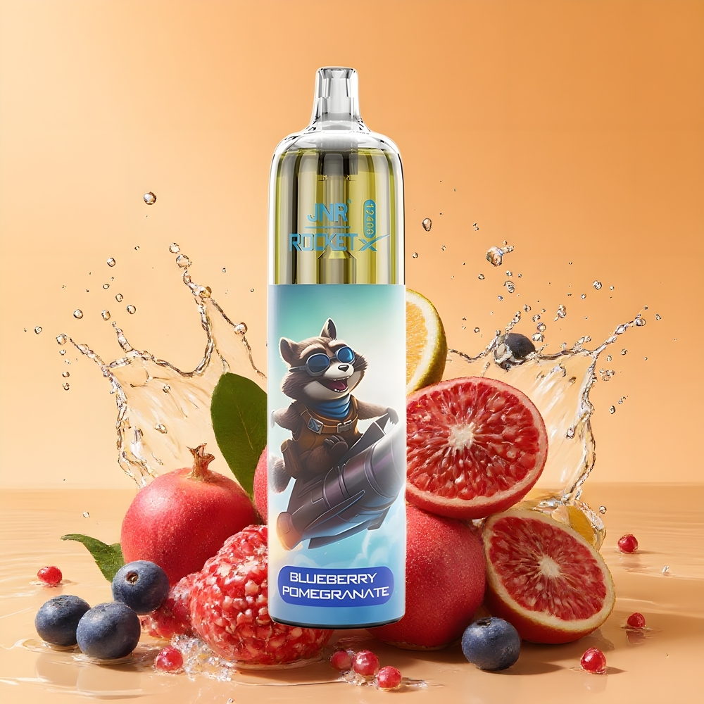 JNR Rocket-X 12400 Puffs Nagykereskedés Magyarország 25ml e-Liquid Kapacitás Áfonya Gránátalma