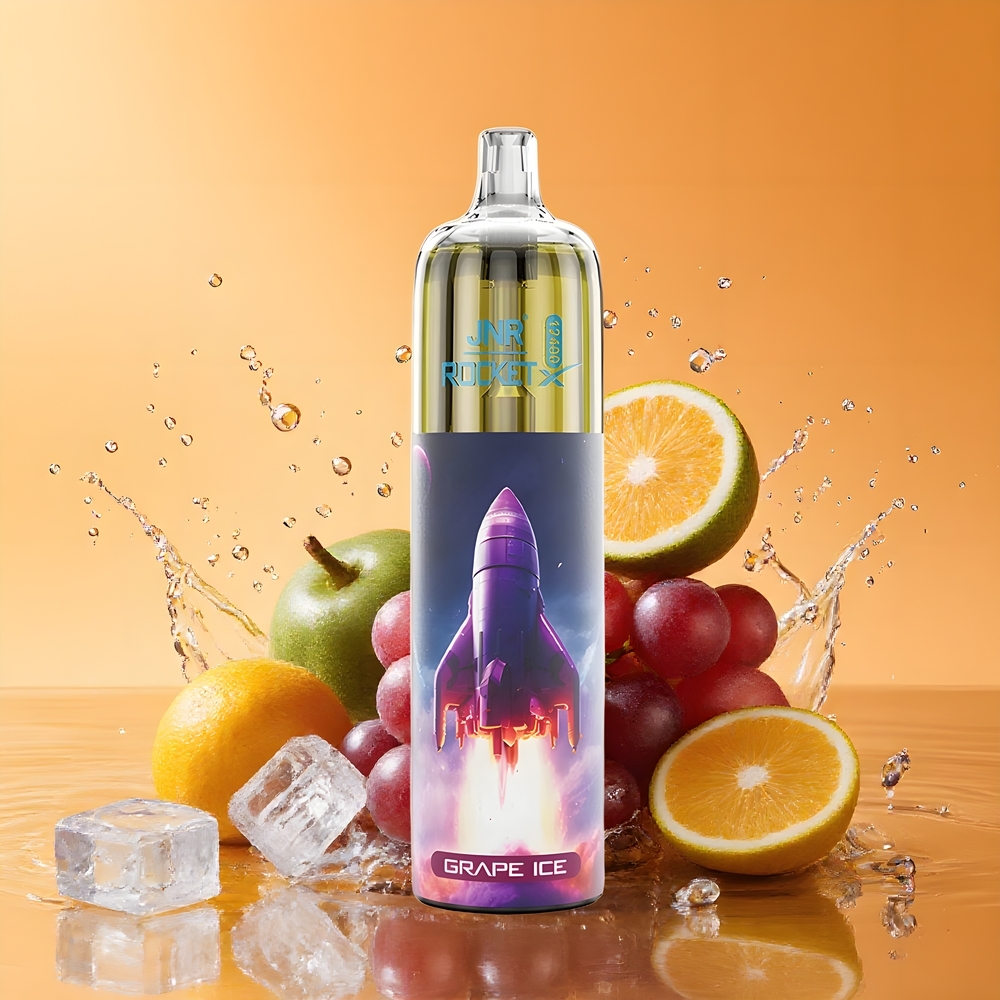 JNR Rocket-X 12400 Puffs Type-C Gyors Töltés Nagykereskedés Magyarország Szőlő Jég