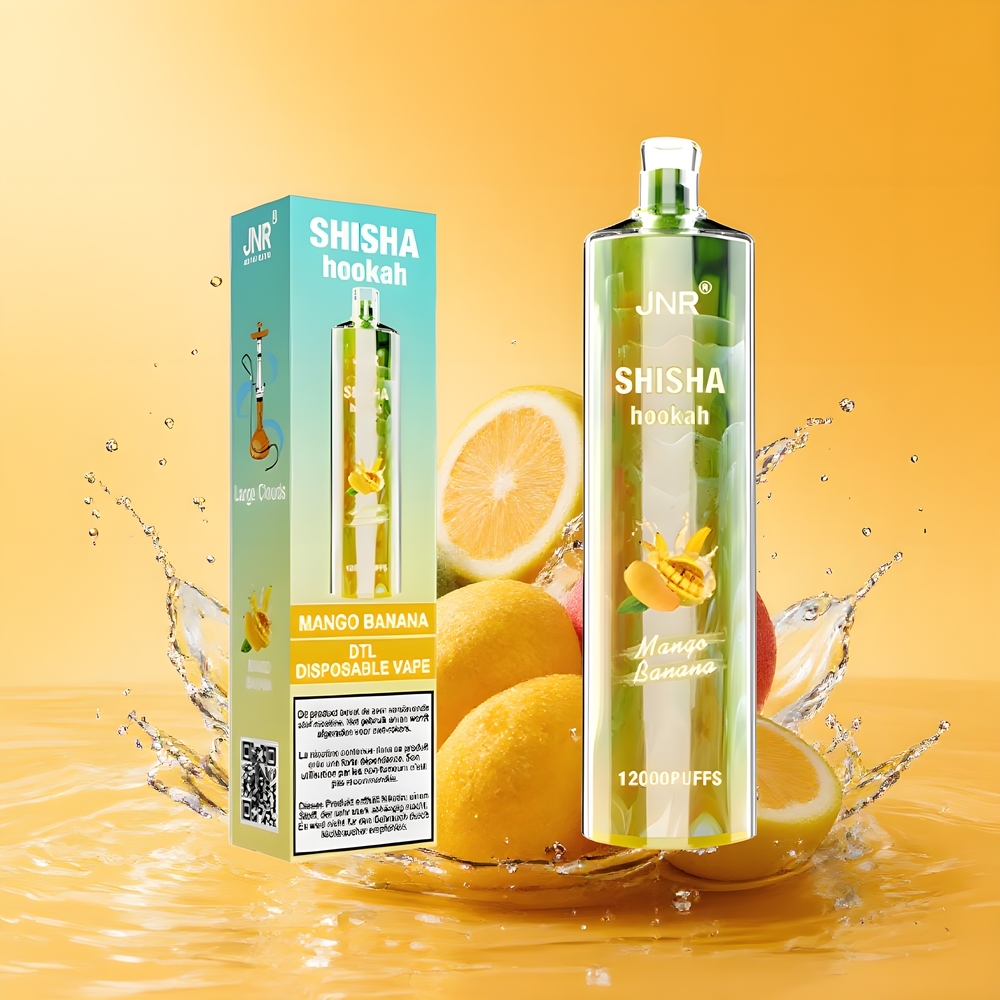 JNR Shisha Hookah 12000 Puffs Eldobható Vape Manga Banán Nagykereskedés Magyarország