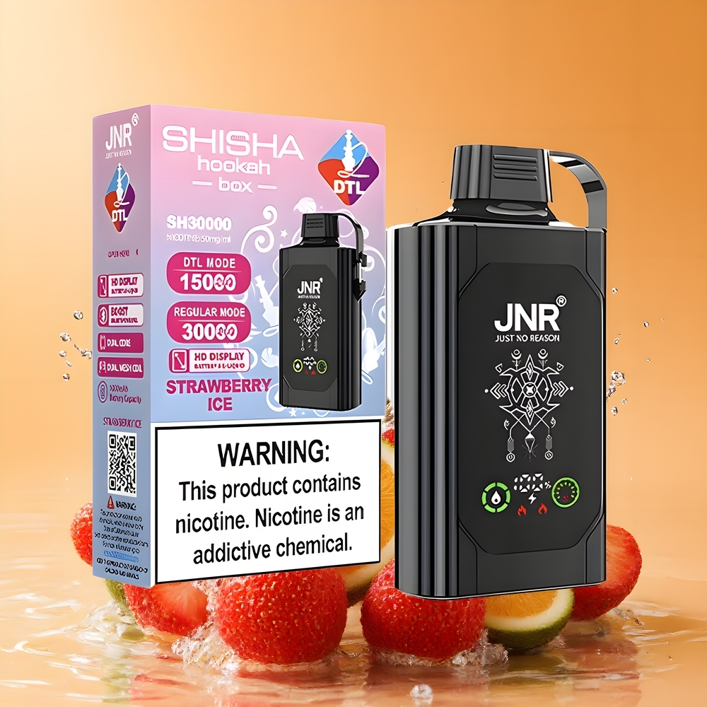 JNR Shisha Hookah Box 20500 Puffs 25ml E-liquid Nagykereskedés Magyarország Eperjég