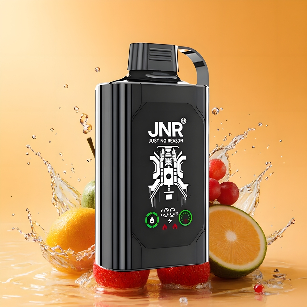 JNR Shisha Hookah Box 20500 Puffs Egszer Használatos Vape Eper Szőlő Nagykereskedés Magyarország HD Display