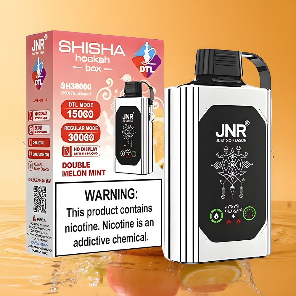 JNR Shisha Hookah Box 20500 Puffs Kettős Alma Nagykereskedés Magyarország HD Kijelző