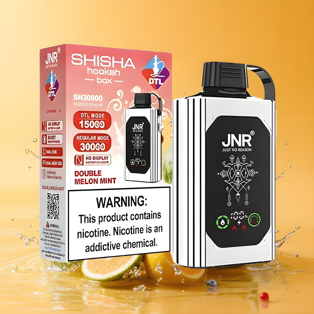 JNR Shisha Hookah Box 20500 Puffs Kettős Dinnye Mentol Nagykereskedés Magyarország