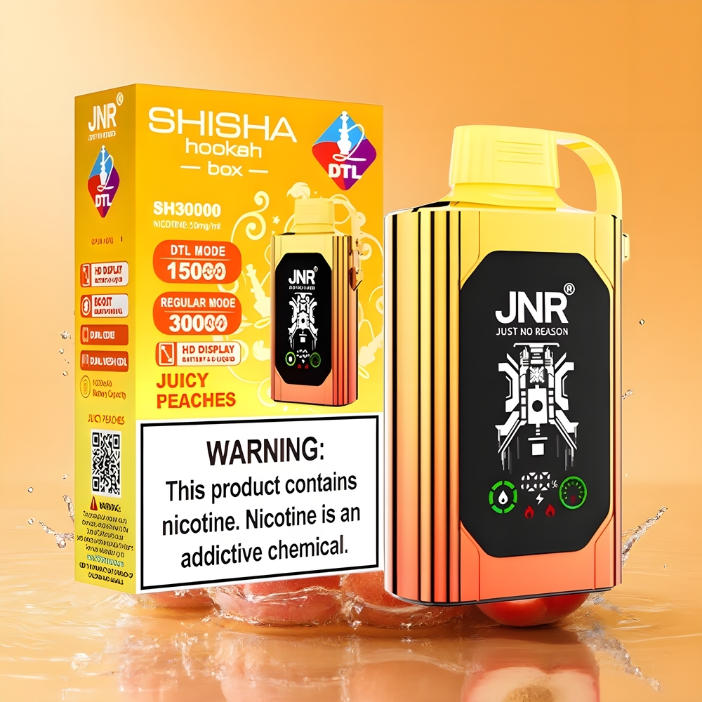 JNR Shisha Hookah Box 20500 Puffs Type-C Quick Charge Juci Peches Nagykereskedés Magyarország