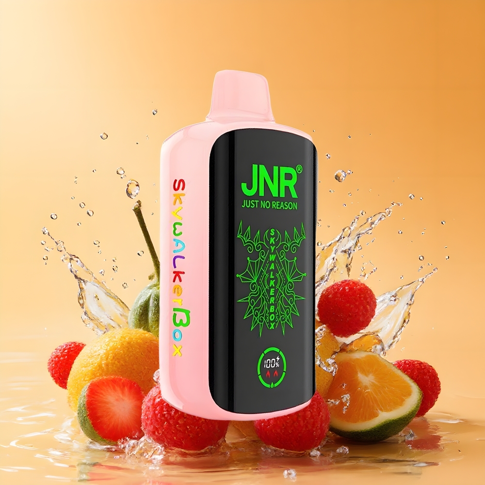 JNR Skywalker Box 21000 Puffs Nagykereskedés Magyarország 850mAh Eper Málna Cseresznye