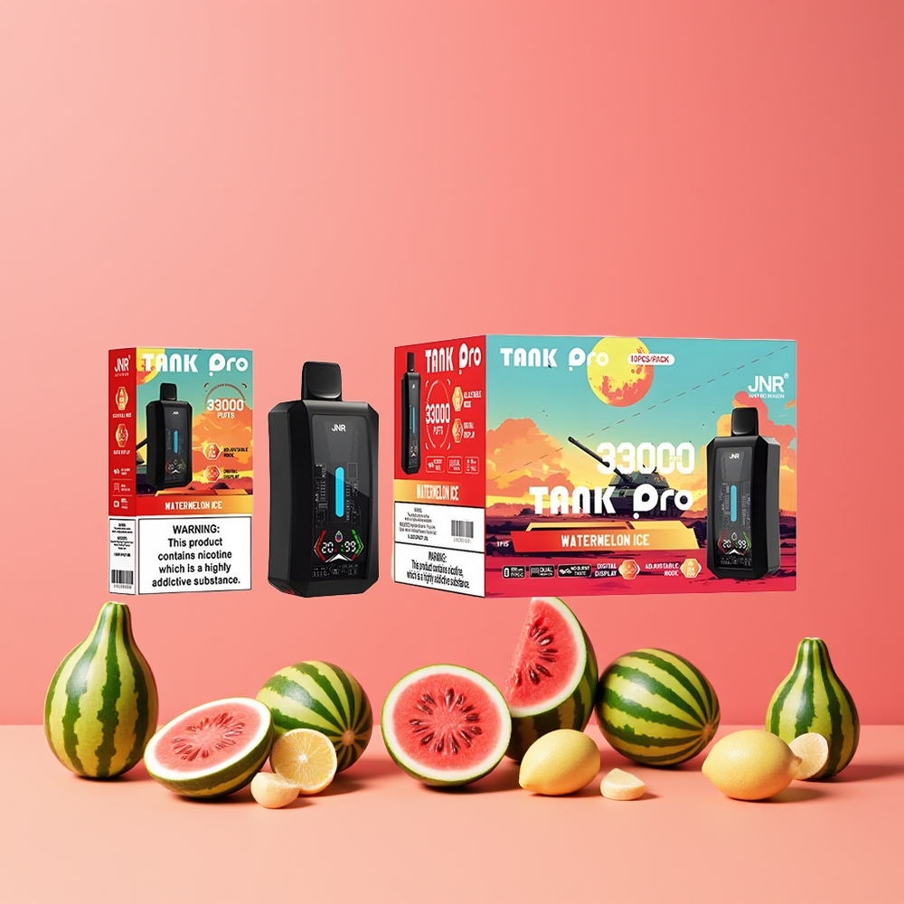 JNR Tank Pro 33000 Puffs Duális Mesh Nagykereskedés Magyarország Dinnye Jég