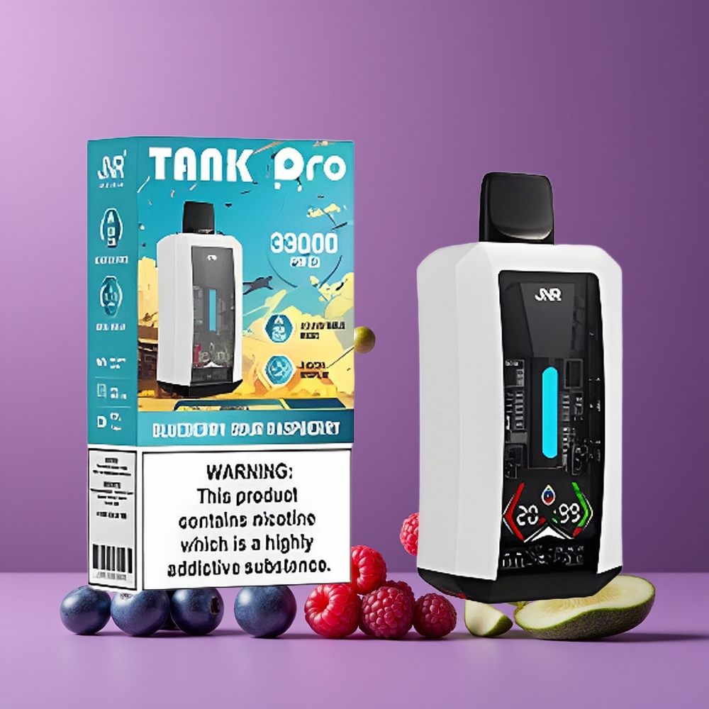 JNR Tank Pro 33000 Puffs Dual Mesh Coil Eldobható E-szigeti Áfonya Savanyú Málna Nagykereskedés Magyarország