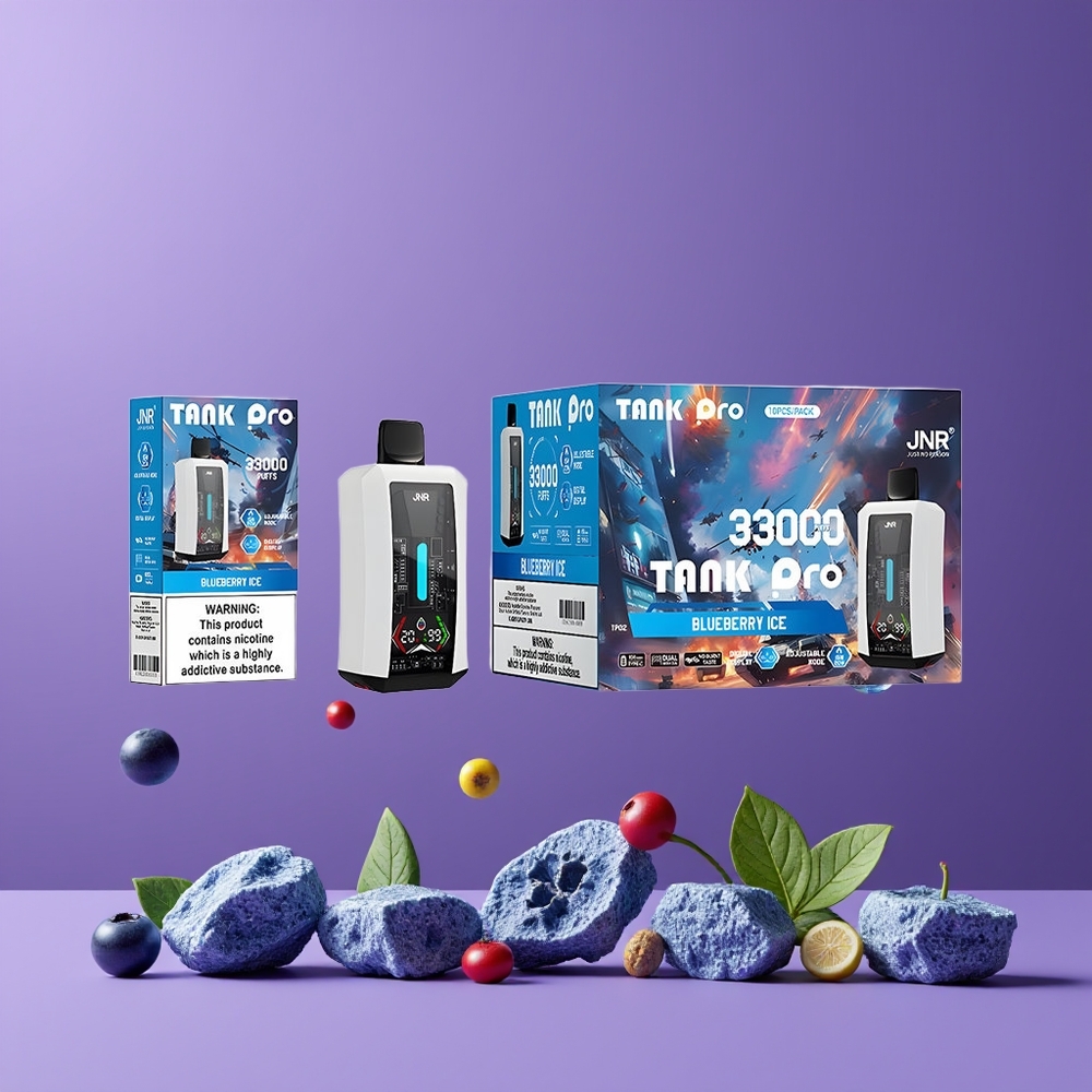 JNR Tank Pro 33000 Puffs Dual Mesh Nagykereskedés Magyarország Áfonya Jég