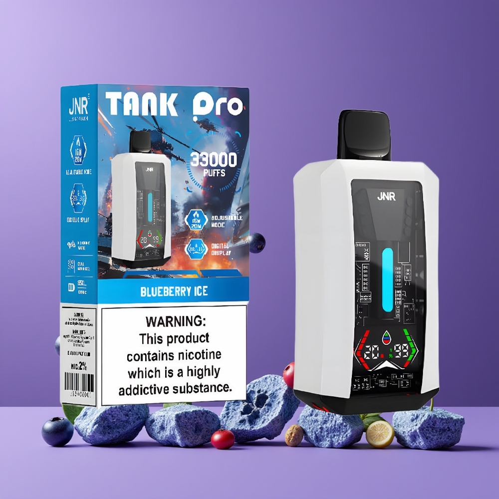 JNR Tank Pro 33000 Puffs Dual Mesh Nagykereskedés Magyarország Áfonya Jég