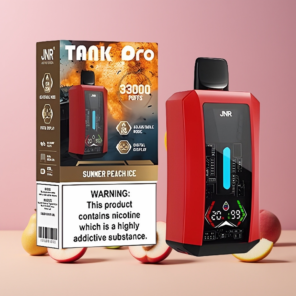 JNR Tank Pro 33000 Puffs Dupla Mesh Nyári Barackjég Nagykereskedés Magyarország
