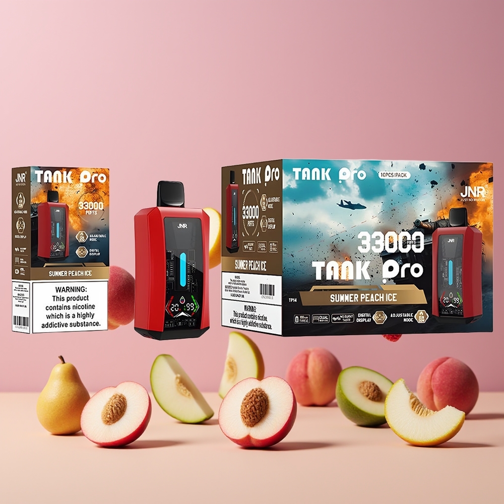 JNR Tank Pro 33000 Puffs Dupla Mesh Nyári Barackjég Nagykereskedés Magyarország