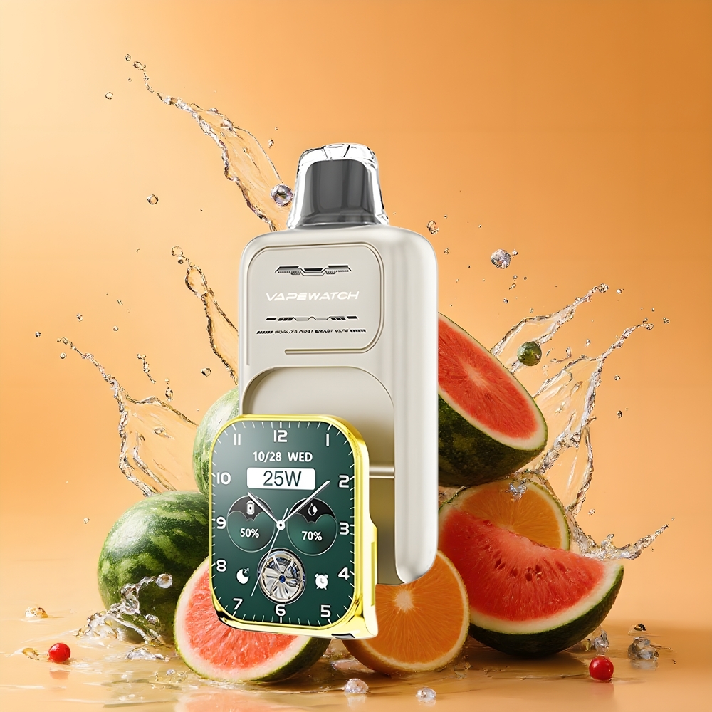 JNR VapeWatch 30000 Puffs 1000mAh Type-C Quick Charge Dinnye Jég Nagykereskedés Magyarország