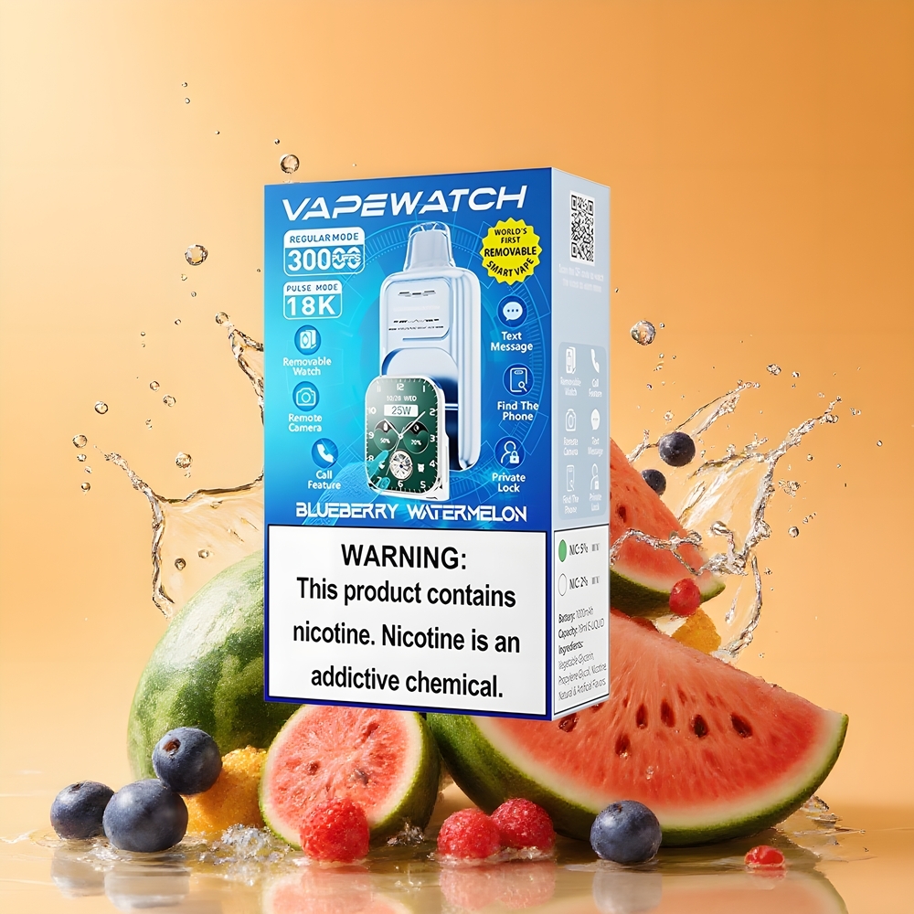 JNR VapeWatch 30000 Puffs Dual Mesh Coil Nagykereskedés Magyarország Áfonya Görögdinnye