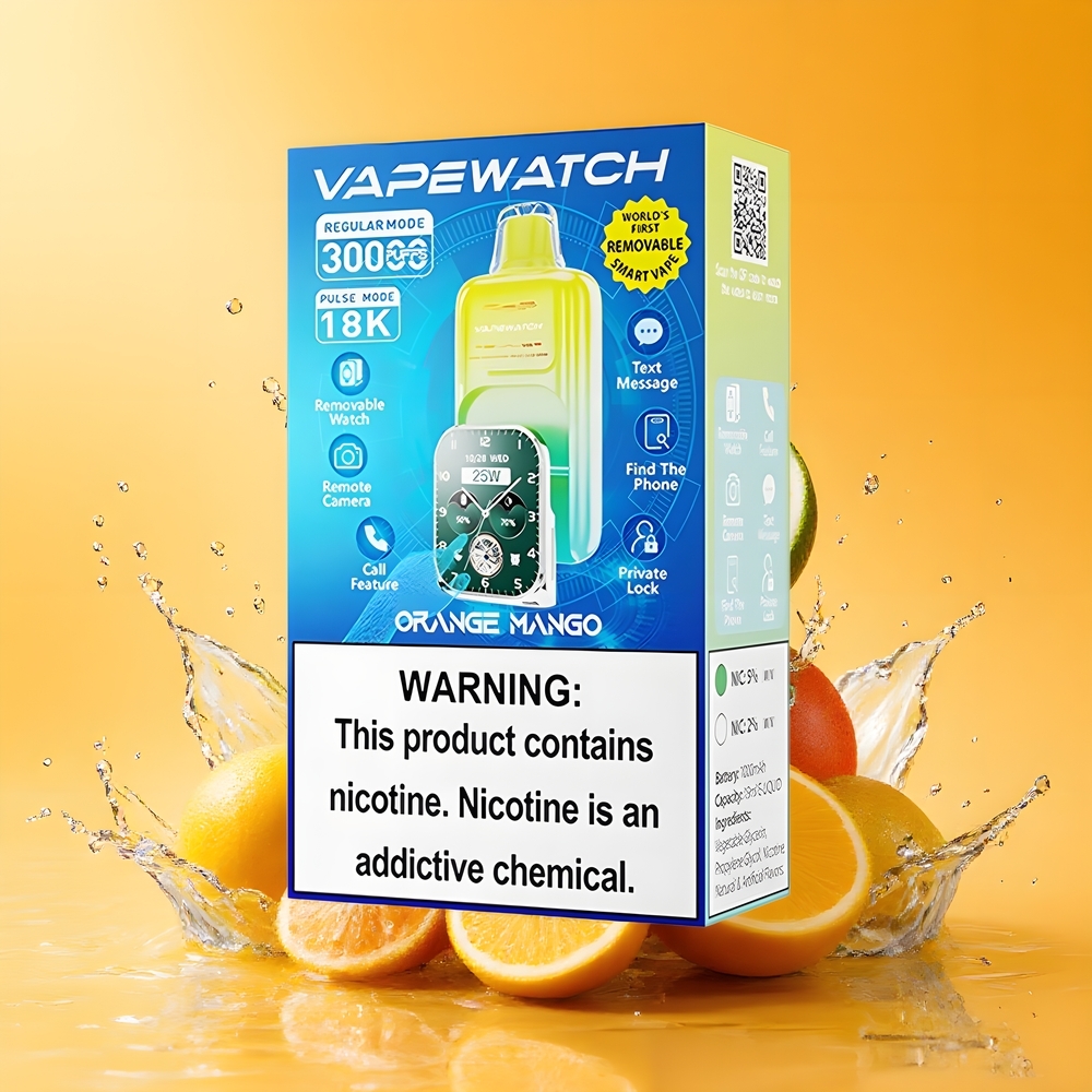 JNR VapeWatch 30000 Puffs Dupla Rácsos Tekercs Narancs Mango Nagykereskedés Magyarország