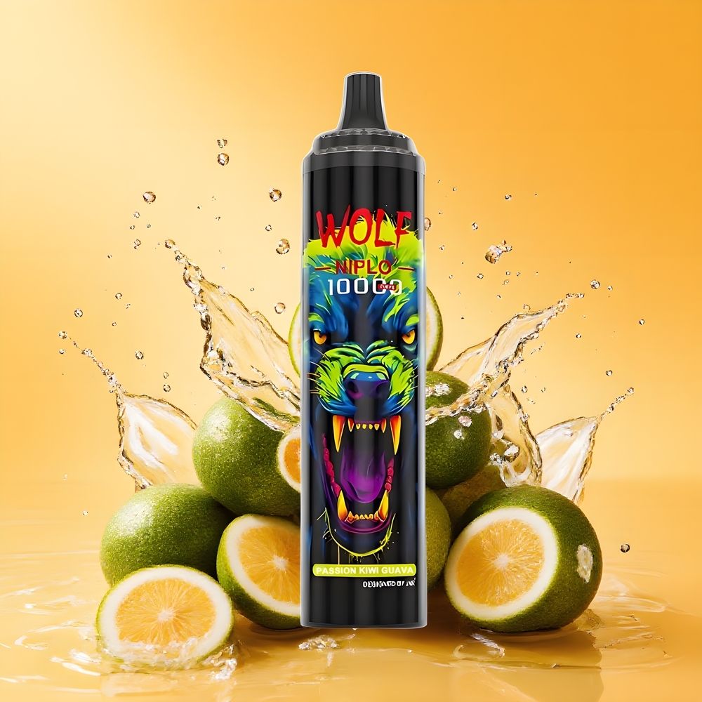 JNR Wolf Niplo 10000 Puffs Elérhető Nagykereskedés Magyarország Szenvedély Kiwi Guava