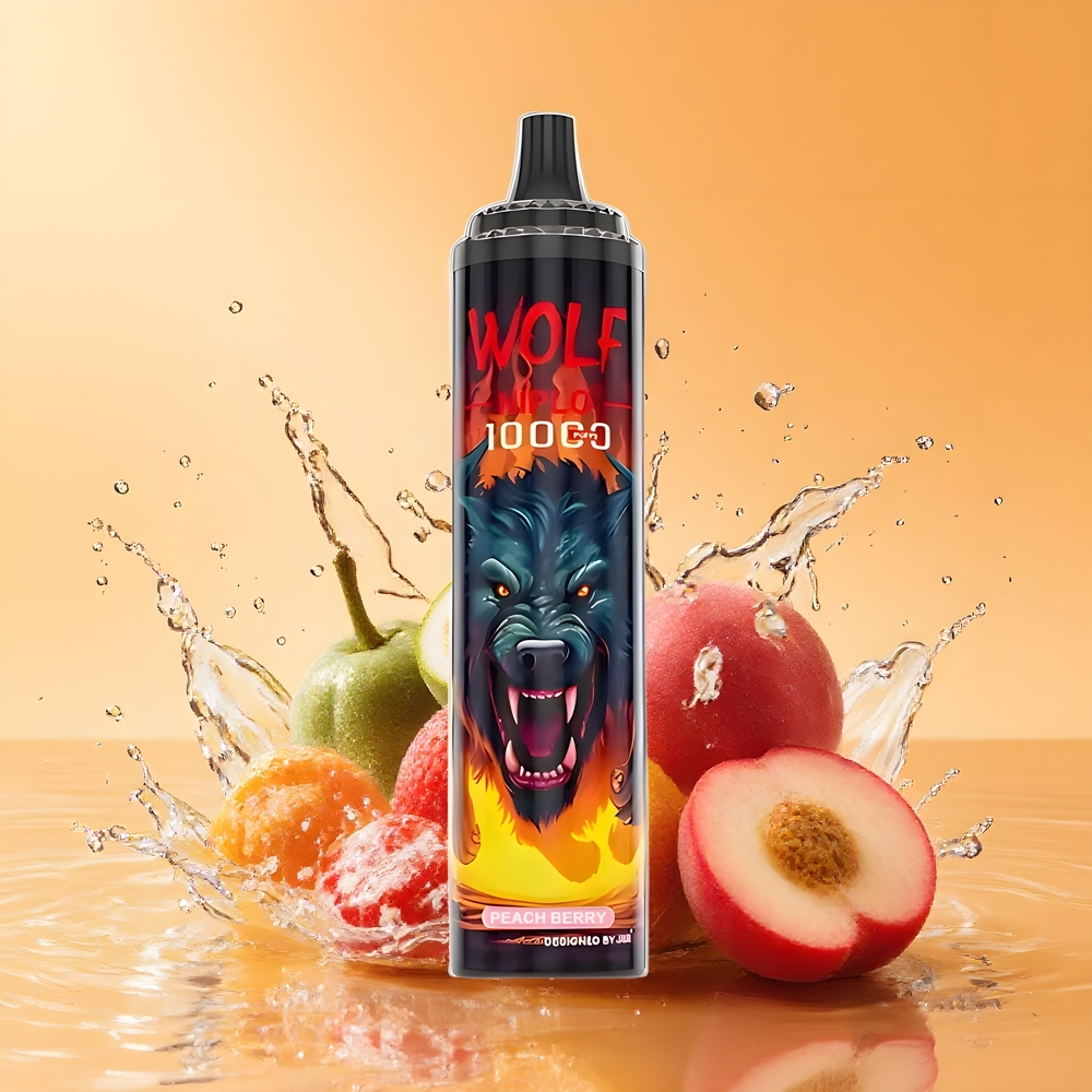 JNR Wolf Niplo 10000 Puffs Type-C Gyors Töltés Őszibarack-Bogyó Nagykereskedés Magyarország